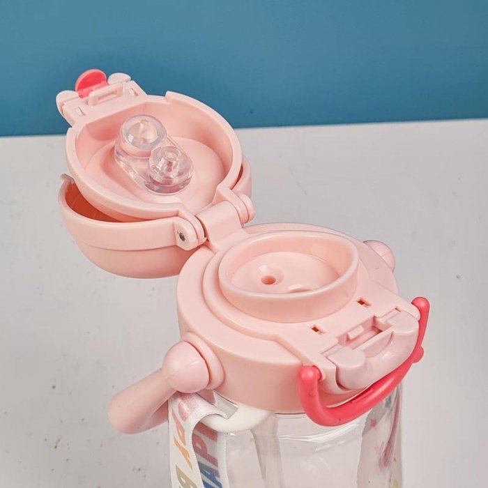 قمقمه نی دار فانتزی 700 میلی لیتر کد KKN0119