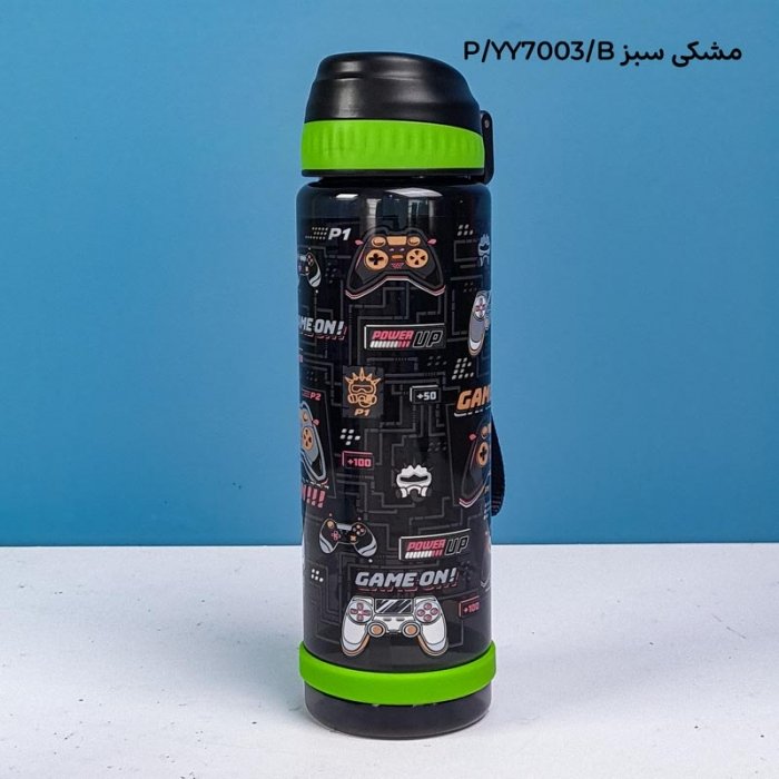 قمقمه نی دار فانتزی 750 میلی لیتر شفاف کد YY7003