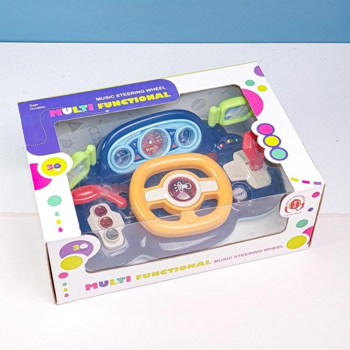 اسباب بازی فرمان موزیکال رنگ آبی کد 0804