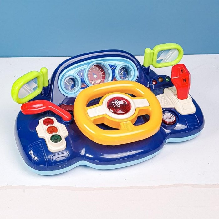 اسباب بازی فرمان موزیکال رنگ آبی کد 0804