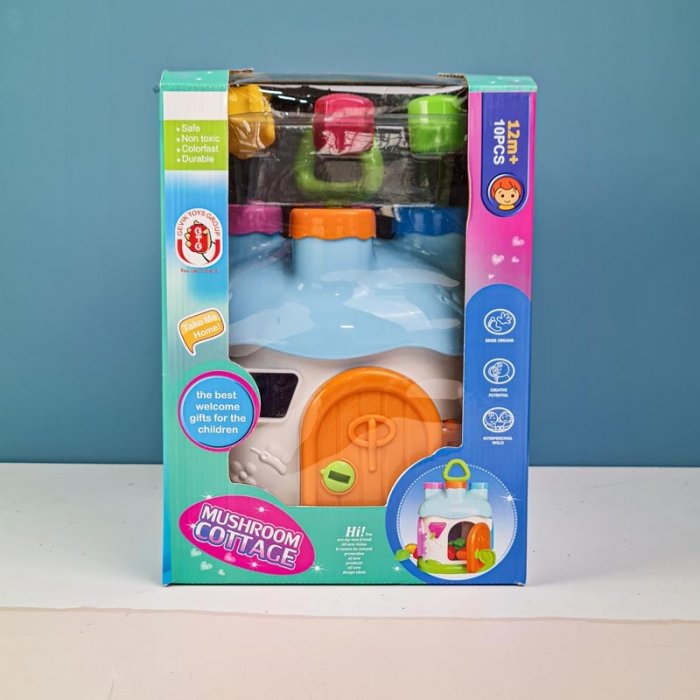 اسباب بازی جاگذاری اشکال مدل خانه قارچی کد 021233