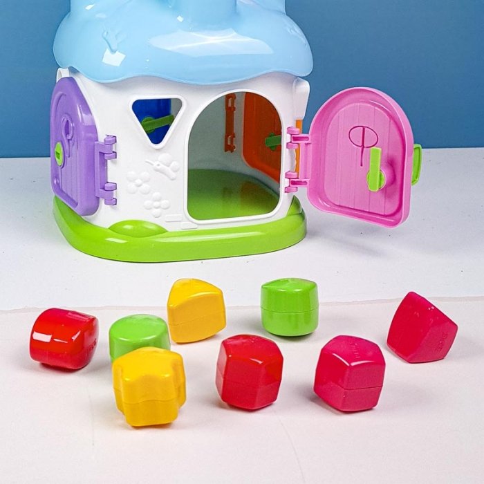 اسباب بازی جاگذاری اشکال مدل خانه قرچی کد 021233