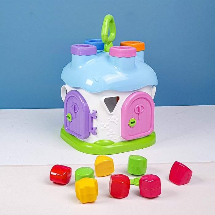 اسباب بازی جاگذاری اشکال مدل خانه قرچی کد 021233