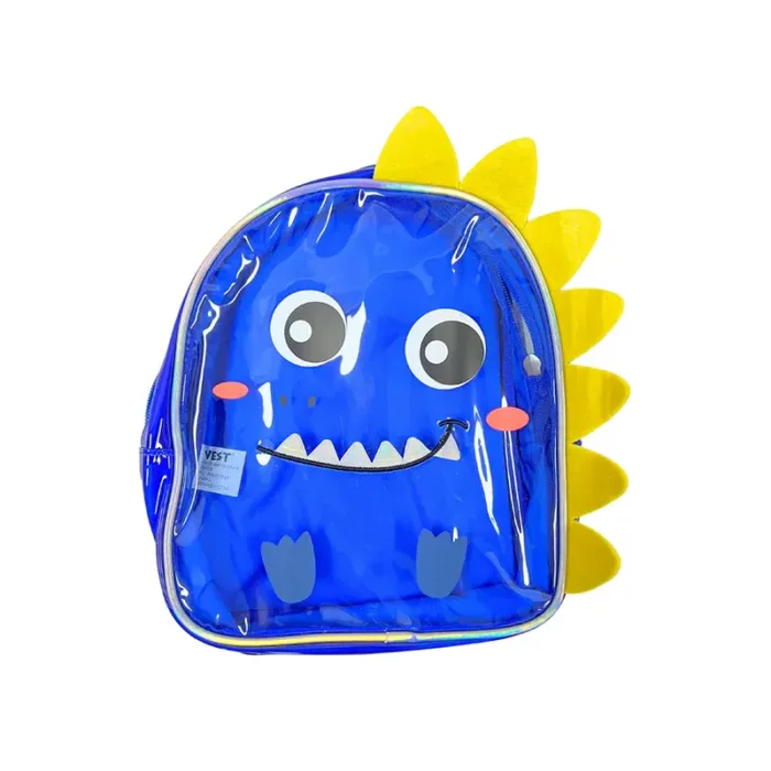 کوله پشتی مهدکودک وست VEST با لوازم طرح دایناسور کد P/U2090/A