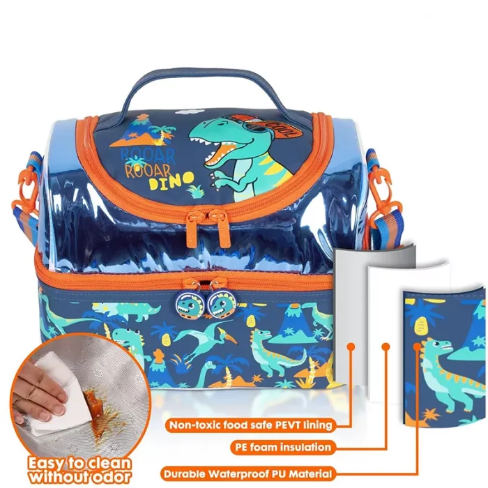 لانچ بگ وست VEST طرح دایناسور کد P/U2058/A