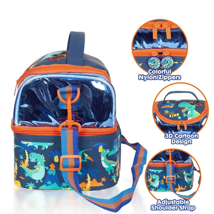 لانچ بگ وست VEST طرح دایناسور کد P/U2058/A