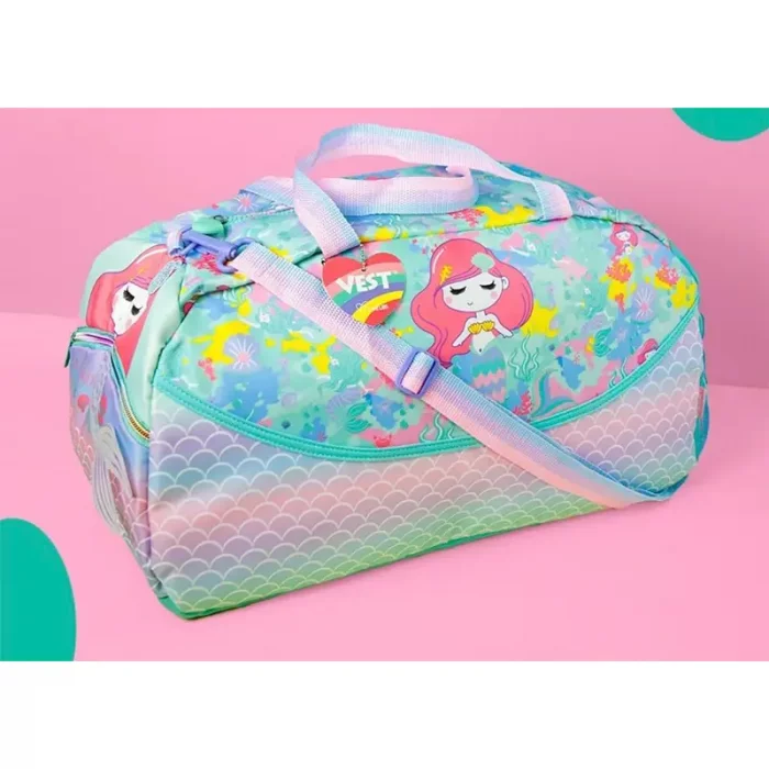 کیف ورزشی وست VEST طرح پری دریایی کد P/U2033/B