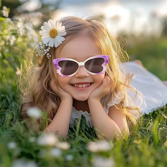 عینک آفتابی وست VEST مدل پروانه کد P/U2075/B