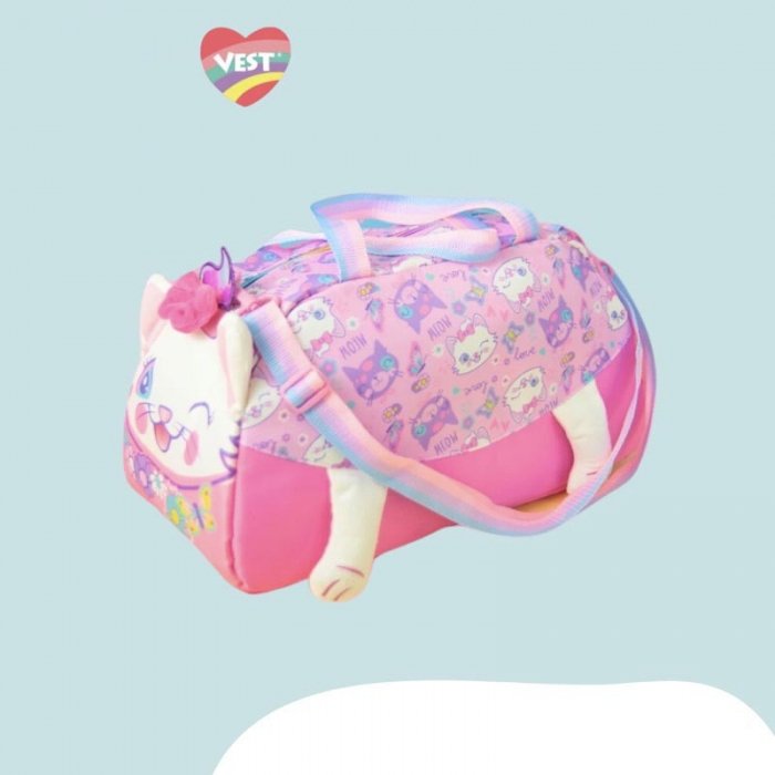 کیف ورزشی وست VEST طرح گربه کد P/U2033/F