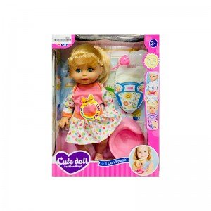 عروسک جیش کن با پیراهن طرح قلب مدل 3006B