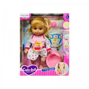 عروسک جیش کن با پیراهن طرح گل مدل 3006B