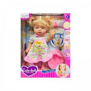 عروسک جیش کن با پیراهن طرح نهنگ مدل 3006A