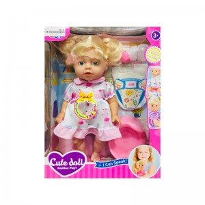 عروسک جیش کن با پیراهن طرح گوزن مدل 3006A