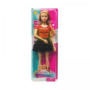 عروسک باربی دفا با لباس قرمز مدل 8406