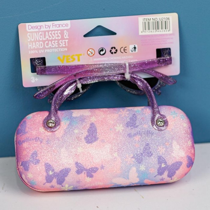 عینک آفتابی وست VEST مدل پروانه کد P/U2075/B