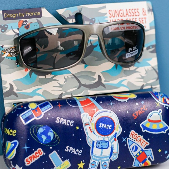 عینک آفتابی وست VEST مدل فضانورد مشکی کد P/U2106/F