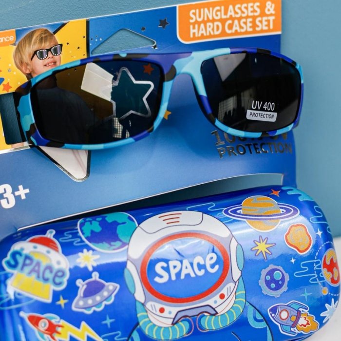 عینک آفتابی وست VEST مدل فضانورد سورمه ای کد P/U2106/G