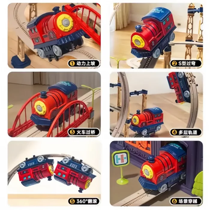 اسباب بازی ساختنی ریل قطار 101 تکه کد 89981