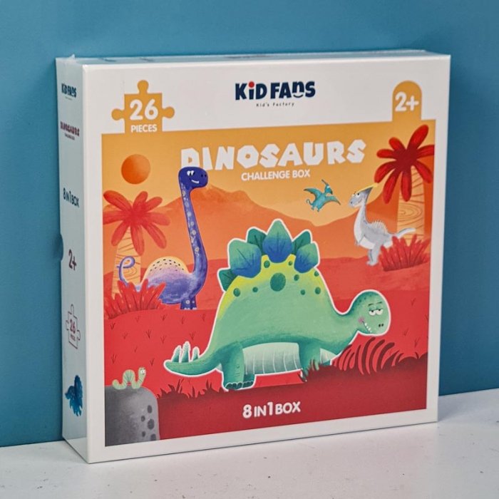 پازل کودک 26 تکه مدل دایناسور KID FANS DINOSAURS  کد KS2433