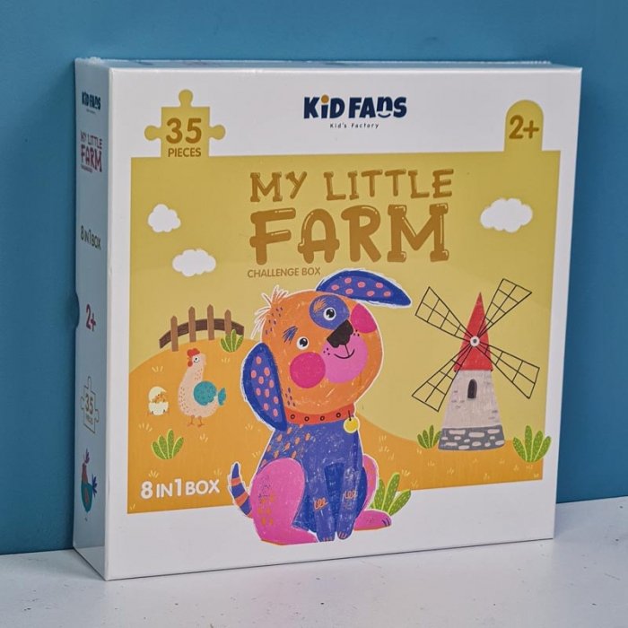 پازل کودک 35 تکه مدل مزرعه KID FANS MY LITTLE FARM کد KS2436
