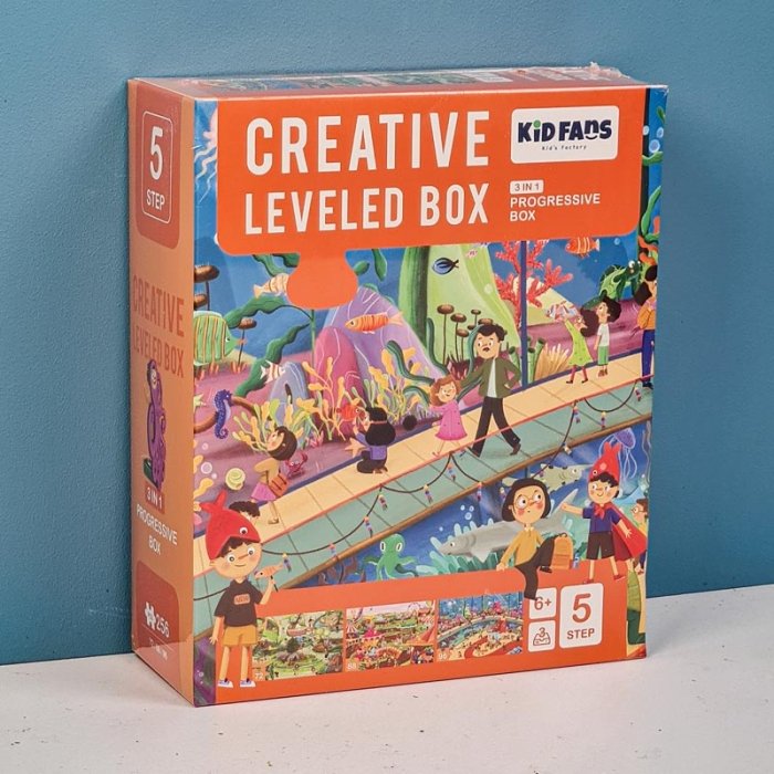 پازل کودک 256 تکه مدل محیط بازی KID FANS KIDS LAND کد KS2404