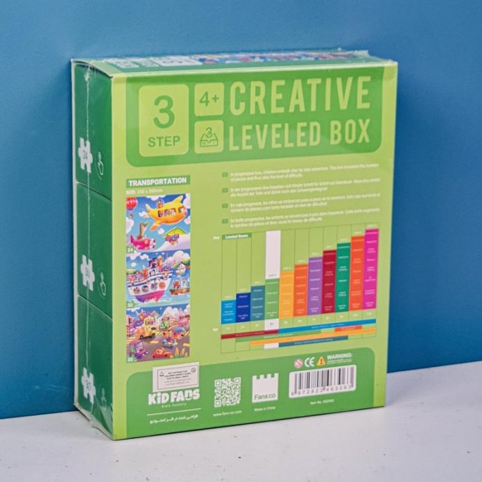 پازل کودک 89 تکه مدل حمل و نقل KID FANS TRANSPORTATION کد KS2402