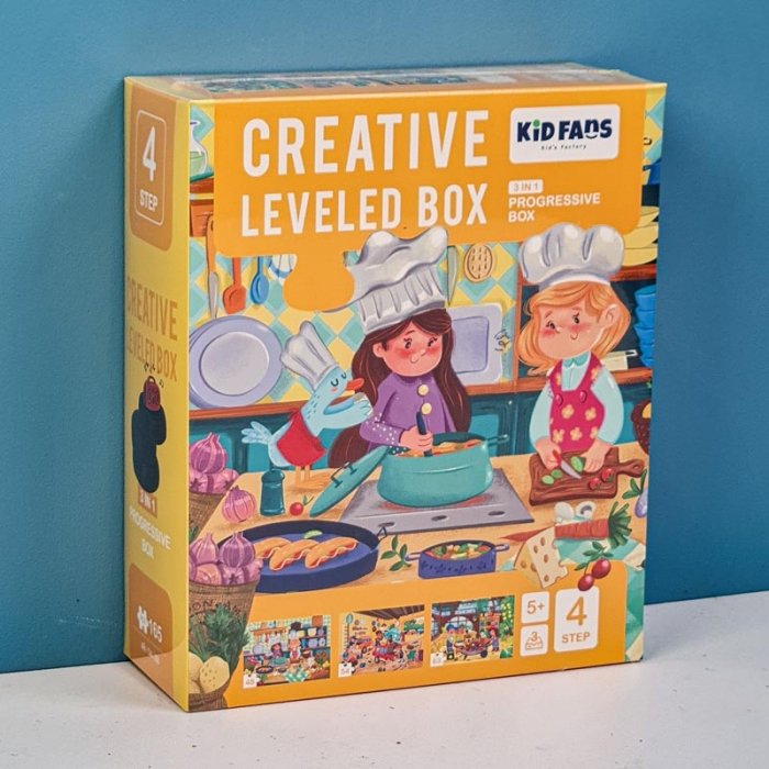 پازل کودک 165 تکه مدل مشاغل KID FANS FUNNY JOBS کد KS2403