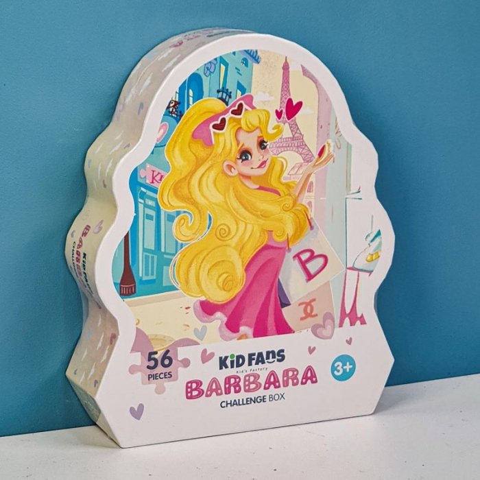 پازل کودک 56 تکه مدل باربارا KID FANS BARBARA کد KS2439