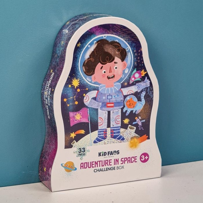پازل کودک 33 تکه مدل فضانورد KID FANS ADVENTURE IN SPACE کد KS2445