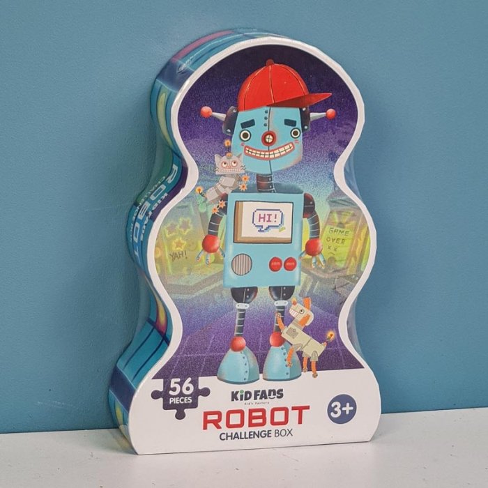 پازل کودک 56 تکه مدل ربات KID FANS ROBOT کد KS2444