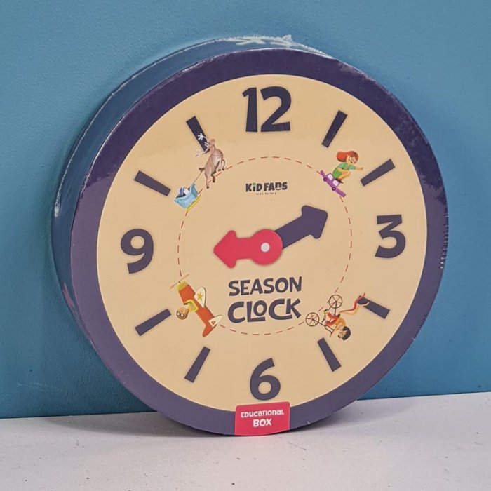 پازل کودک 109 تکه مدل ساعت KID FANS SEASON CLOCK  کد KS2411