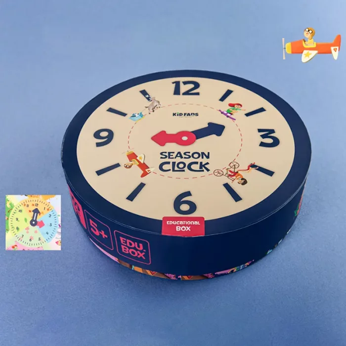 پازل کودک 109 تکه مدل ساعت KID FANS SEASON CLOCK کد KS2411