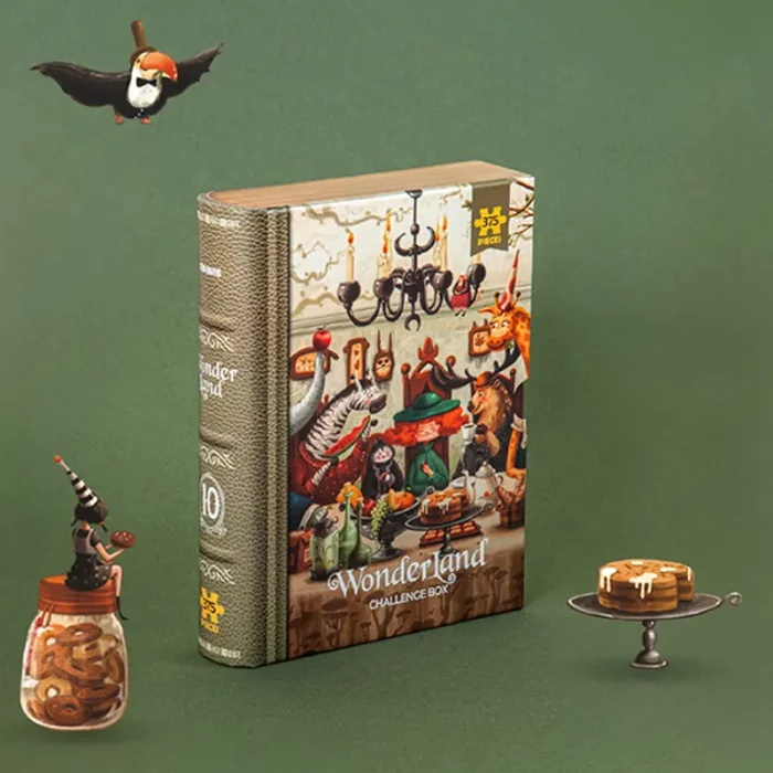 پازل کودک KID FANS مدل میز شام Wonder Land GOODBYE DINNER کد KS2421