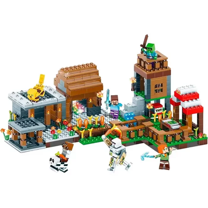 اسباب بازی لگو ماینکرفت 778 تکه کد LB600D