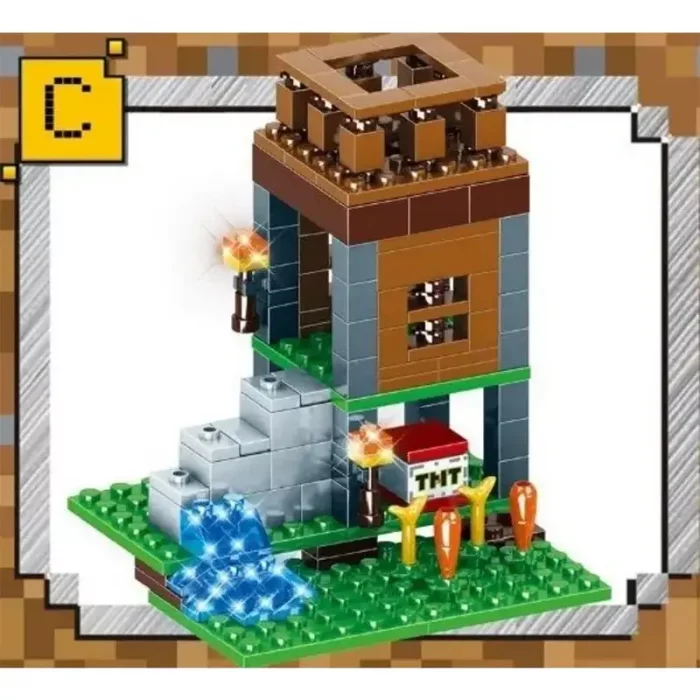 اسباب بازی لگو ماینکرفت 778 تکه کد LB600D