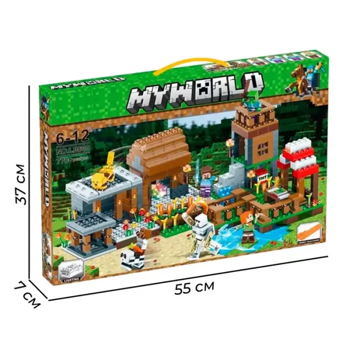 اسباب بازی لگو ماینکرفت 778 تکه کد LB600D