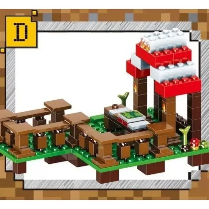 اسباب بازی لگو ماینکرفت 778 تکه کد LB600D