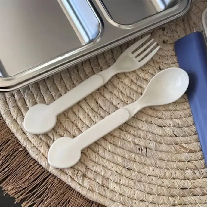 لانچ باکس واشر دار کودک 2 قسمتی طرح دار کد 6358