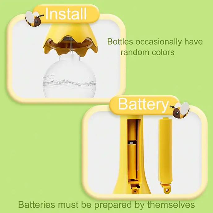 اسباب بازی حباب ساز مدل زنبور کد P636