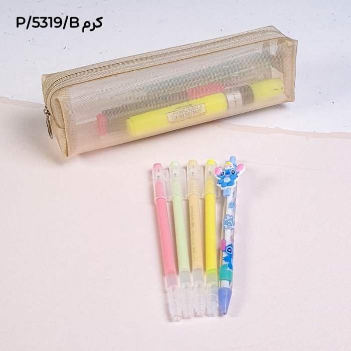 جامدادی توری پاستلی کد 5319