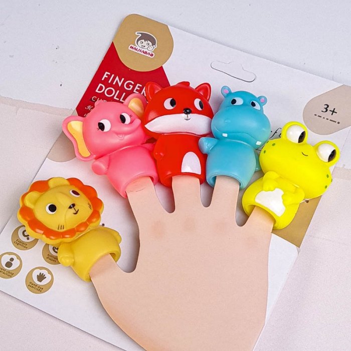 عروسک نمایشی انگشتی طرح حیوانات باغ وحش کد 6863072