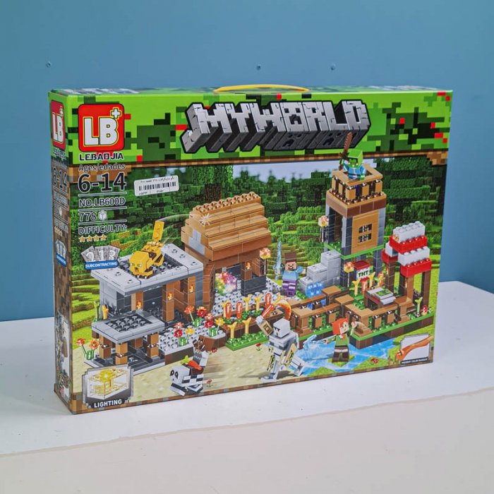 اسباب بازی لگو ماینکرفت 778 تکه کد LB600D