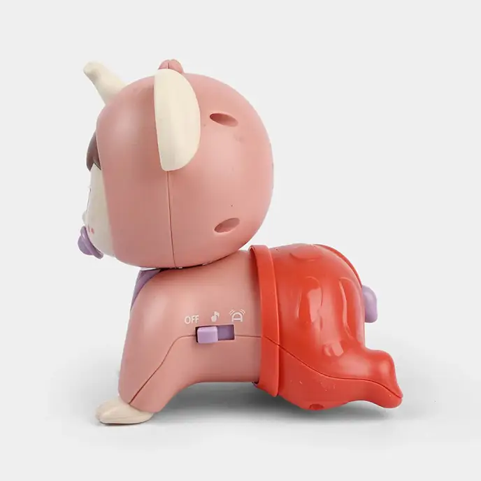 عروسک نوزاد موزیکال چهار دست و پا کد 6047