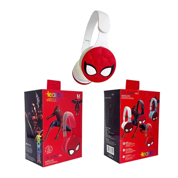 هدفون بلوتوثی مرد عنکبوتی کد TK688Q