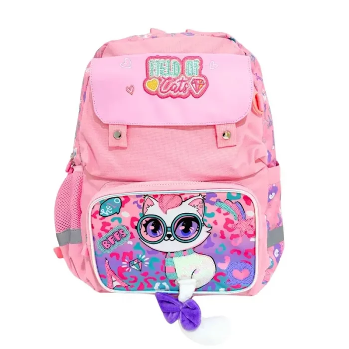 کوله پشتی کودک وست VEST طرح گربه کد P/U2065/A