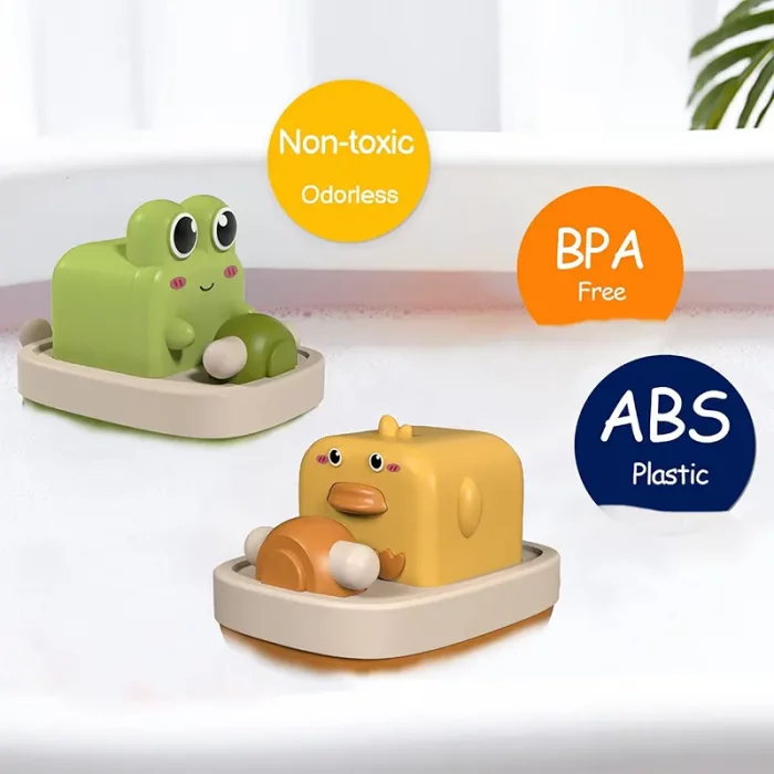 اسباب بازی حمام مدل قایق حیوانات مدل HY00