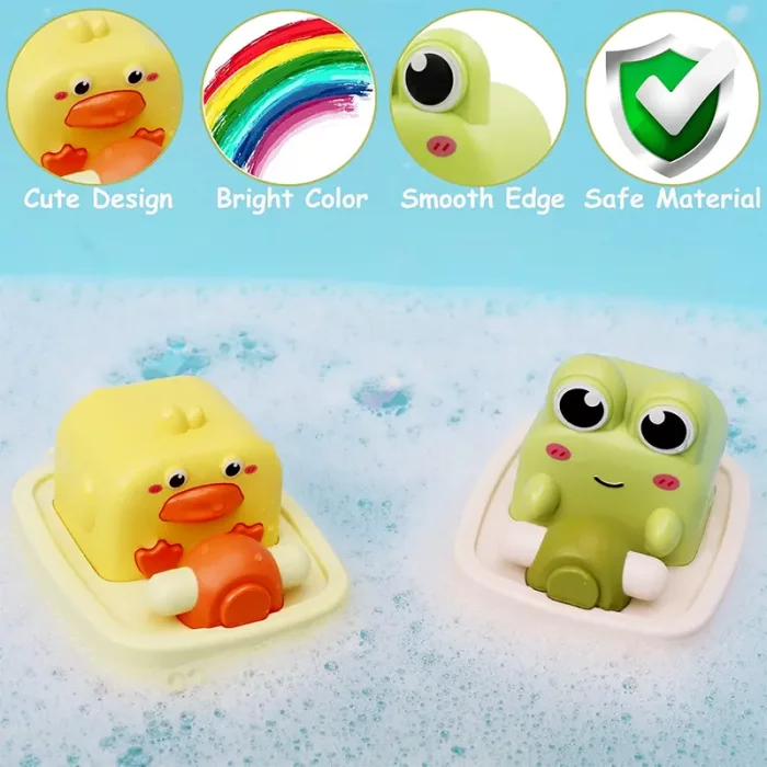 اسباب بازی حمام مدل قایق حیوانات مدل HY00