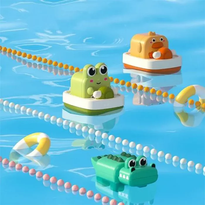اسباب بازی حمام مدل قایق حیوانات مدل HY00