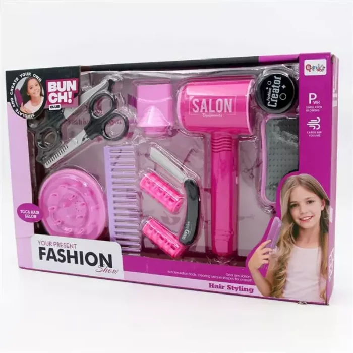 اسباب بازی سشوار و ست آرایشگری کد QY003