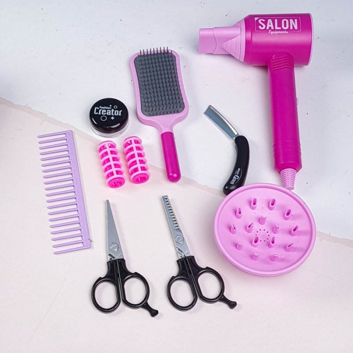 اسباب بازی سشوار و ست آرایشگری کد QY003